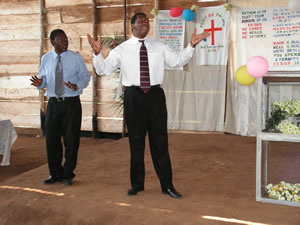 preaching in Uganda